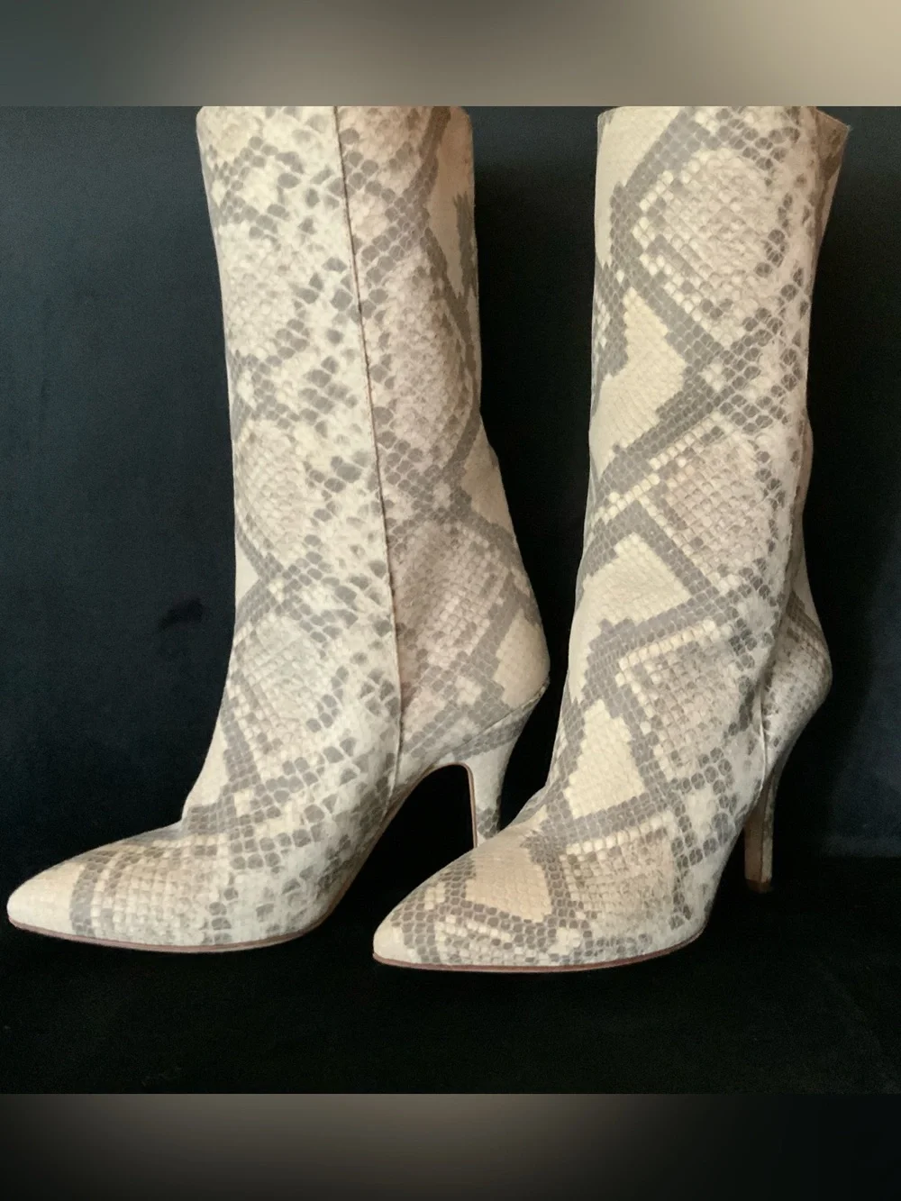 Paris Texas Snake Half Boots Sz 8